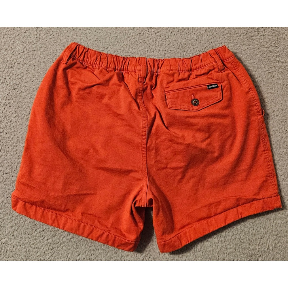 Chubbies Originals Mens Red Plaid Flannel Lined Stretch Shorts 5.5 Inseam Medium - Picture 2 of 9